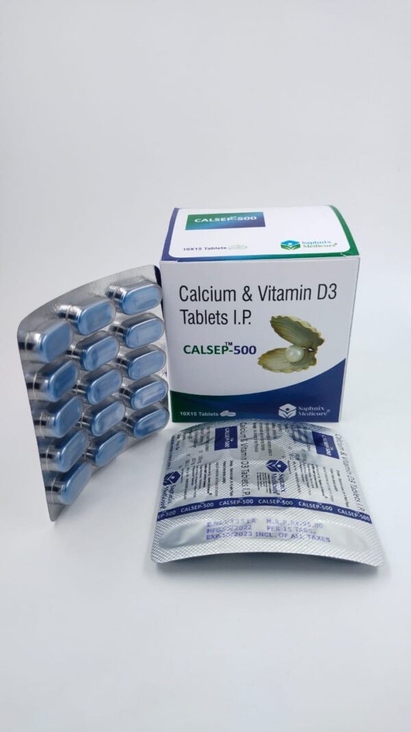 Calcium & Vitamin D3 Tablet I.P - Calsap 500