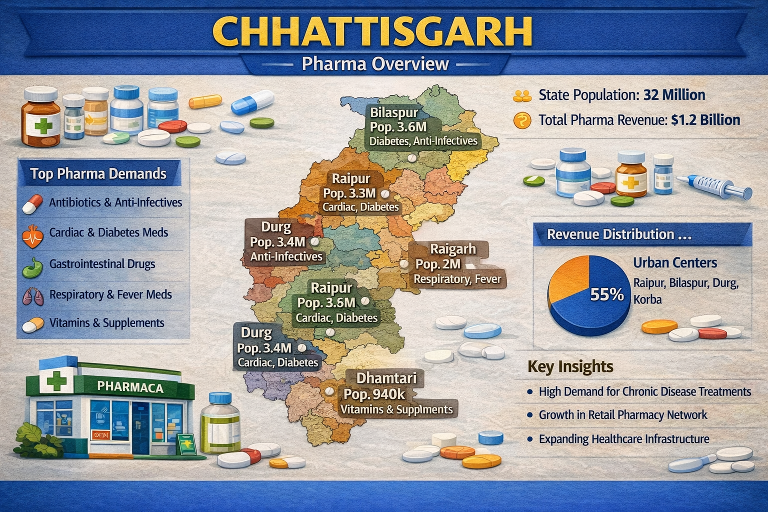 PCD Pharma Franchise in Chhattisgarh